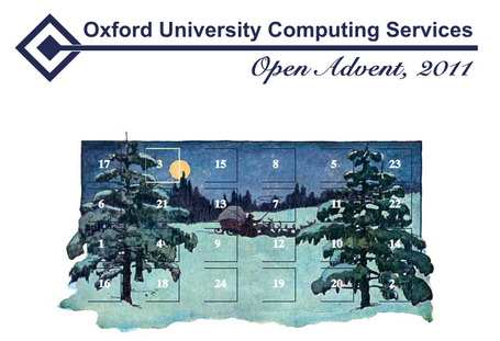 Oxford University Computing Services, Open Advent 2011 | Open Educational Arts Practice | Scoop.it