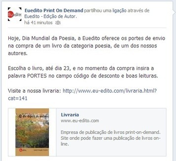 Portes gr&aacute;tis para poesia na EuEdito - Folha em Branco | Pantapuff | Scoop.it