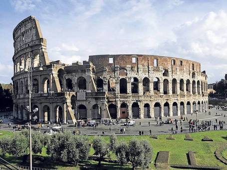 Inflation and other things are the reason that Rome is much different than how it used to be. For example, the Colosseum is not nearly as grand as it used to be. In fact, all of Rome is much less spectacular than it used to be, all because of inflation. (and some other problems)
