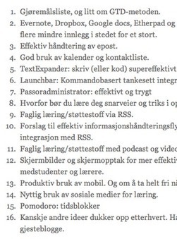 F&oslash;lg med p&aring; tipsserie om effektivitetstips p&aring; itfag-bloggen | Skolebibliotek | Scoop.it