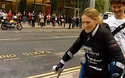 grinding.be &raquo; Blog Archive &raquo; paralysed woman completes London Marathon in bionic suit after 16 days | TechnoSurreal | Scoop.it