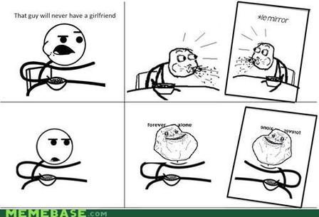 forever alone guy. Cereal Guy is Forever Alone