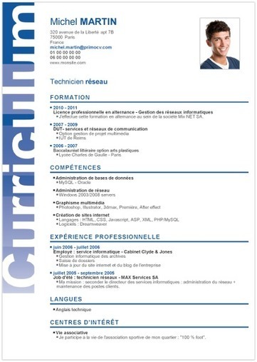 ... recherche-d-emploi-sur-internet/p/3718812323/le-modele-de-cv-debutant