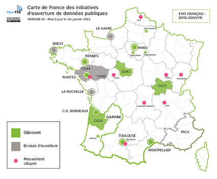 Appel &agrave; Contributions: Mise &agrave; jour de la carte de France de l&rsquo;open data&nbsp;V5 | e-administration | Scoop.it