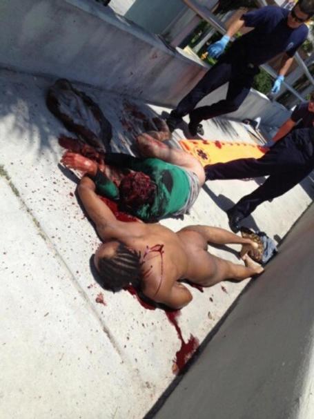 Miami Zombie': Gruesome crime scene pic revealed of naked face ...