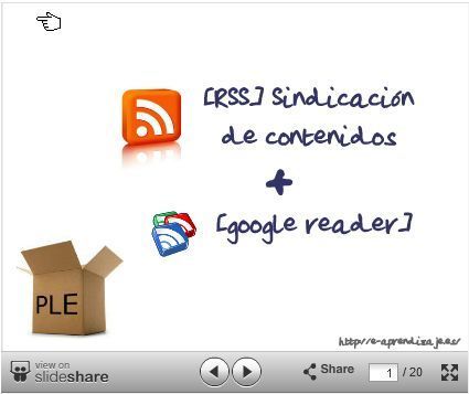 Tutorial Google Reader @ Cuaderno del Profesor David Alvarez | Noticias, Recursos y Contenidos sobre Aprendizaje | Scoop.it