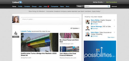Une nouvelle page d'accueil pour Linkedin | Strat&eacute;gie m&eacute;dias innovants | Scoop.it