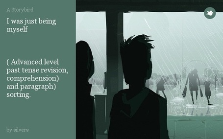 Storybird - I was just being myself ( Advanced level past tense revision, comprehension) and paragraph) sorting. | Njaanam1  ESL | Scoop.it
