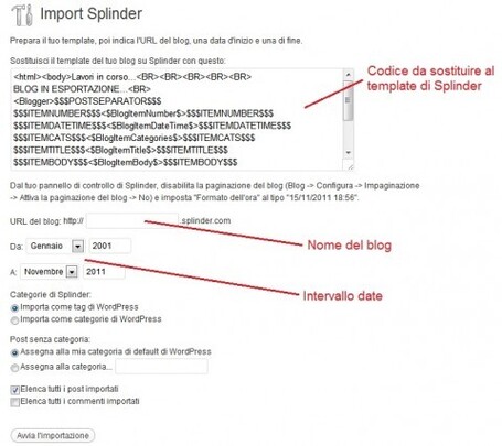 Importare da Splinder a WordPress su AlterVista | AlterVista Blog | wordpressnews | Scoop.it