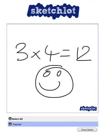 Sketchlot - a shared web whiteboard for tablets | Collaboration in the 21st Century classroom | Scoop.it