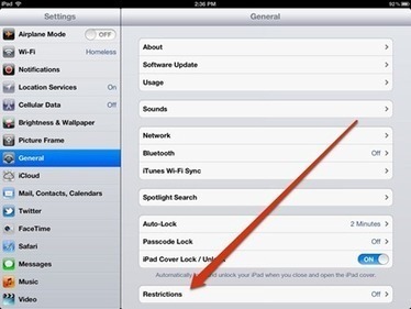How To Setup Parental Controls (Restrictions) on the iPad &mdash; iPad Insight | Edu Technology | Scoop.it