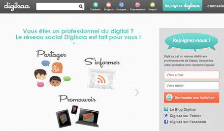 Digikaa : r&eacute;seau d&eacute;di&eacute; aux professionnels du Digital. | formation 2.0 | Scoop.it