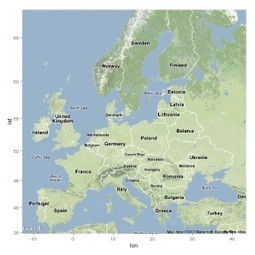 Maps in R: Introduction &ndash; Drawing the map of Europe | Quantitative Finance | Scoop.it
