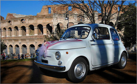 A Vintage Fiat 500 for your Rome wedding Dolce Vita Style Italian Lakes 
