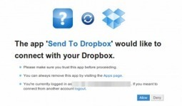 Send To Dropbox. Sauvegarder ses archives par mail. | Les outils du Web 2.0 | Scoop.it