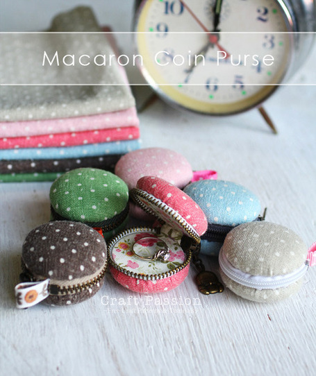 Porte-monnaie macaron CraftPassion.com | Mes coups de coeur de la semaine | Scoop.it