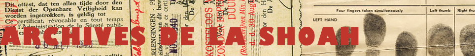Archives  de la Shoah