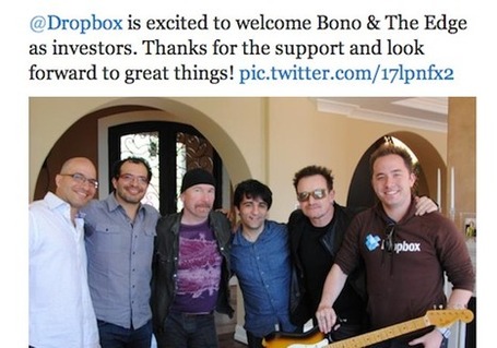 Quand U2 investit dans DropBox | FrenchWeb.fr | ActenGo - Curation on Web technologies & trends | Scoop.it