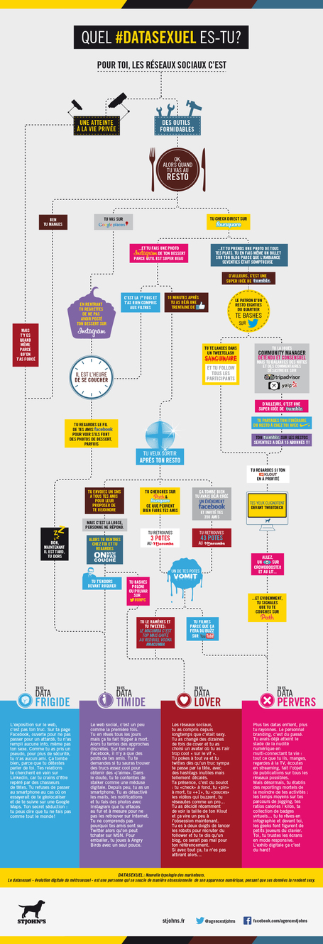 Infographie : conna&icirc;tre son Datasexuel | Marketing & Geek's attitude | Scoop.it