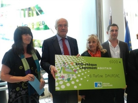 Remise du premier Eco-ch&egrave;que logement Aquitain - Aqui.fr | BIENVENUE EN AQUITAINE | Scoop.it