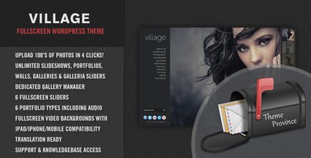 Village - An Awesome Fullscreen WordPress Theme | Premium Wordpress Themes | Scoop.it