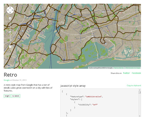 Snazzy Maps Free Styles For Google Maps Infografia N O Arte