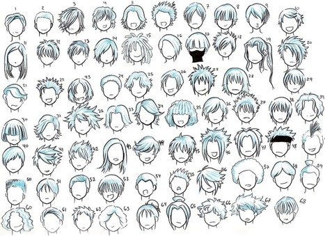 'boy hairstyles' in Drawing References and Resources