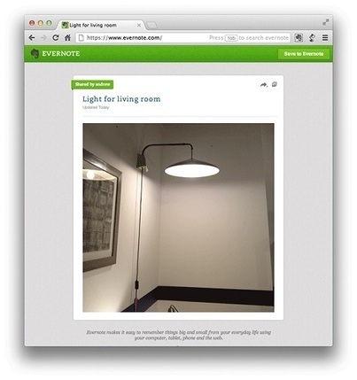 Evernote redesigns its web interface - Computer Business Review | Evernote And Personal Productivity Tools | Scoop.it