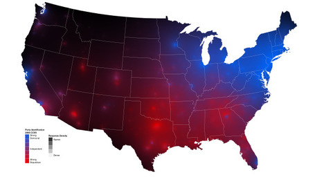 Census Dotmap | Geospatial Human Geography | Scoop.it