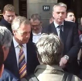 VIDEO | "Nigel is a Bawbag" Farage Edinburgh Protest | YES for an Independent Scotland | Scoop.it