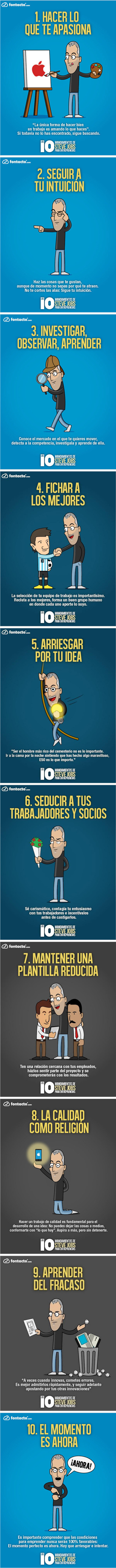 Los 10 mandamientos de Steve Jobs para emprendedores | Personas 2.0: #SocialMedia #Strategist | Scoop.it