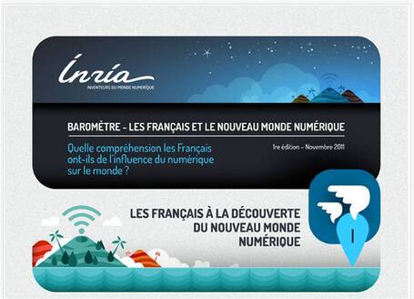Les Fran&ccedil;ais & Le Nouveau Monde num&eacute;rique | Inria [INFOGRAPHIC] | All about Data visualization | Scoop.it