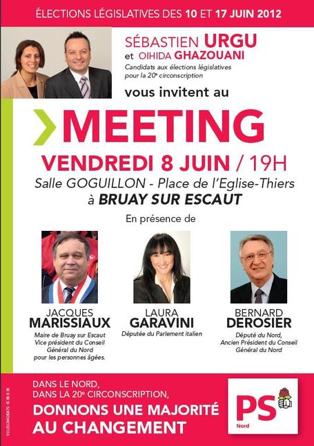 Meeting du 8 juin avec Bernard Derosier à Bruay sur escaut | Arrondissement de la 20 ème | Scoop.it