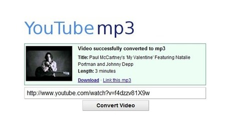 5 alternativas a Vidtomp3 para extraer el audio de videos de YouTube | Caj&oacute;n de sastre Web 2.0 | Scoop.it