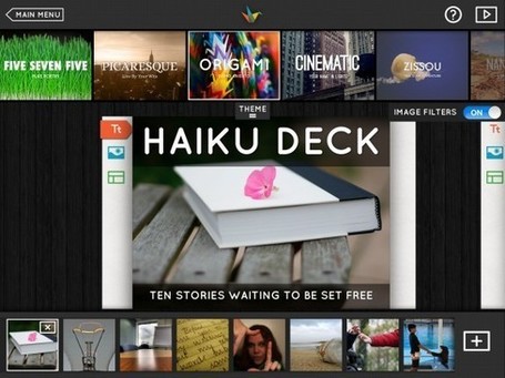 Haiku Deck A Simple and Beautiful Presentation App for iPad | Global Projects To Flatten Your Classroom | Scoop.it