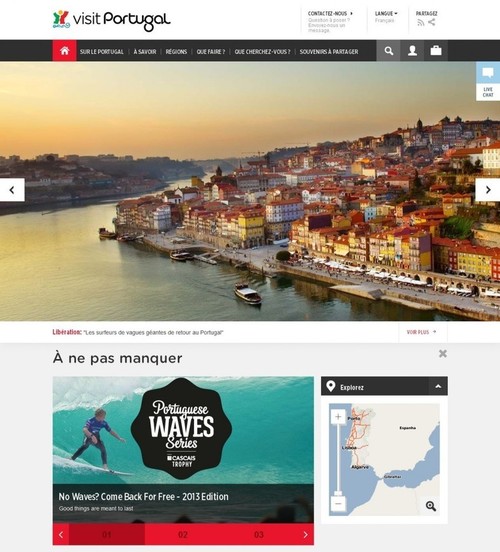 Nouveaux sites web de destinations touristiques (Novembre 2013)  BLOG