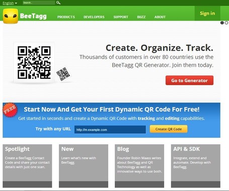 QR Reader | QR Generator by BeeTagg | Mobile & Magasins | Scoop.it