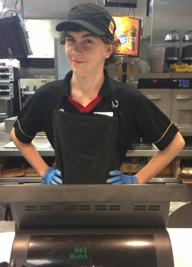 Hungry Jacks Crew Member My professional frie...