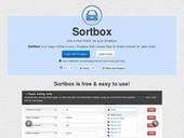 Sortbox Organiser le contenu de sa boite Dropbox | Les Outils de la sauvegarde | Les outils du Web 2.0 | Scoop.it