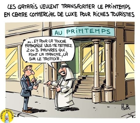 Les Qataris veulent transformer le Printemps en centre commercial de luxe | Baie d'humour | Scoop.it