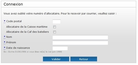 comment trouver numero d'allocataire caf
