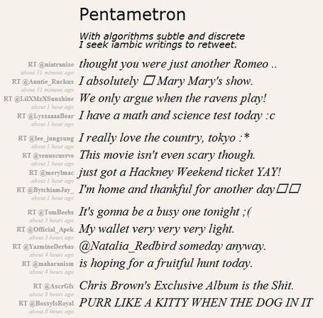 Check Out This Algorithm That Turns Tweets Into Poetry - AllTwitter | Human Writes | Scoop.it