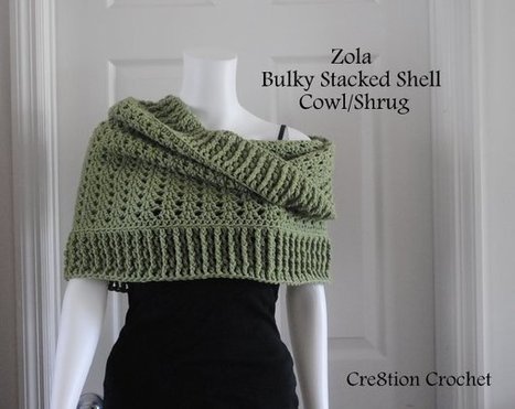 Infinity Shoulder Wrap Crochet Pattern Needle...
