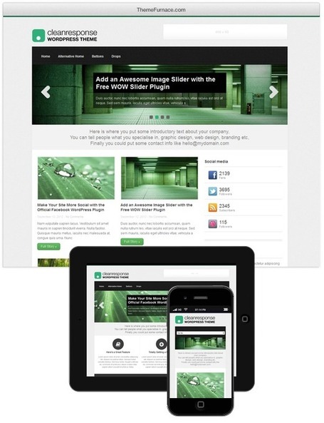 Free Responsive Multi-Purpose WordPress Theme | Great Finds in Webworld | Scoop.it