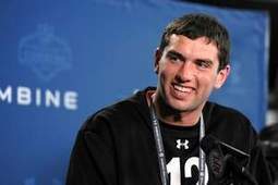 QB Andrew Luck admires Colts Peyton Manning | Alcoholic Outsider Artist | Scoop.it