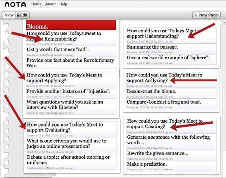 Climbing the Bloom&rsquo;s Ladder with HOT Web Apps &laquo; techchef4u | Web 2.0 Tools & Resources | Scoop.it