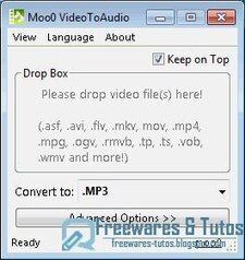 Moo0 VideoToAudio : un logiciel pratique pour extraire la partie audio des vid&eacute;os | Applications du Net | Scoop.it