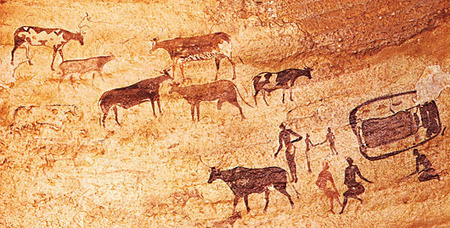 Murs d'images, art rupestre du Sahara pr&eacute;historique - Hominid&eacute;s | PhotoCure | Scoop.it