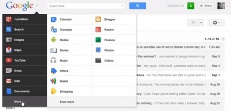 Google's Hidden Navigation Menu | GooglePlusToday | Scoop.it