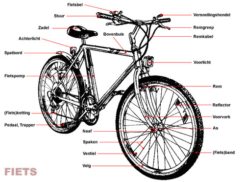 Bike Terminology Parts